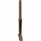 Ekena Millwork Davenport Timber Gable Bracket, Western Red Cedar, 96"W x 60"H x 3 1/2"D x 3 1/2"F, 15/12 Pitch GBW096X60X0404DAV00SWR - alternate 3